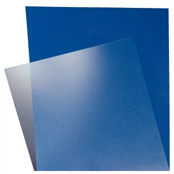 Leitz Carpetas de encuadernación transparentes 180 micras, A4, PVC, Transparente, 210 mm, 297 mm, 20 g