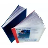 Leitz Carpetas de encuadernación térmica lino 3 mm, A4, Cartón, Azul, Transparente, 30 hojas, 240 g/m², 80 g/m²
