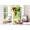 KitchenAid 5KEK1222EAC hervidor de agua 1,25 l 2200 W negro, crema, acero inoxidable