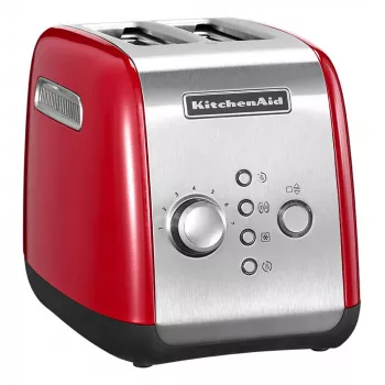KitchenAid 5KMT221EER 7 2 rebanadas 1100 W rojo, acero inoxidable