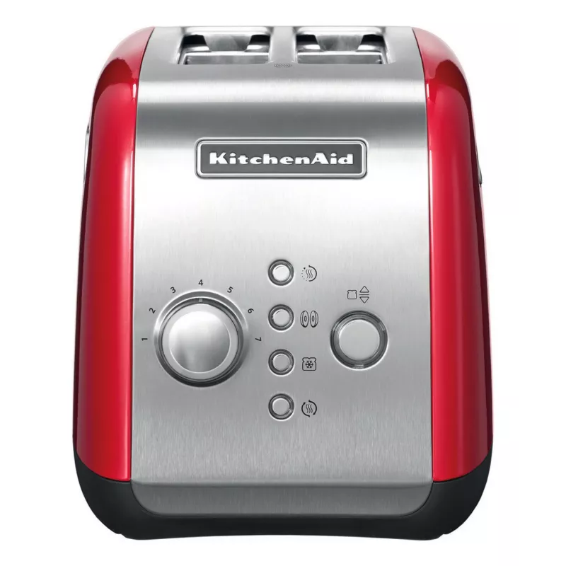 KitchenAid 5KMT221EER 7 2 rebanadas 1100 W rojo, acero inoxidable
