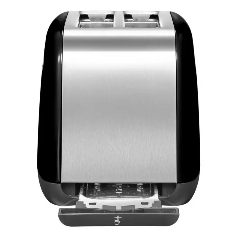 KitchenAid 5KMT221EOB 7 2 rebanada(s) 1100 W negro, acero inoxidable