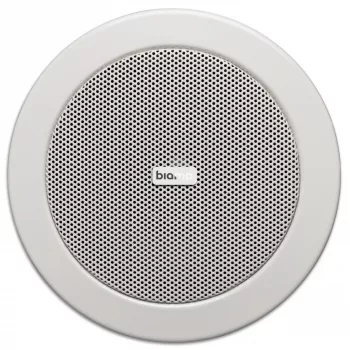 Biamp Commercial CM4 altavoz de doble cono de 4 pulgadas blanco, 1 vía, cableado, 15 W, 100 - 20000 Hz, 16 Ω, blanco
