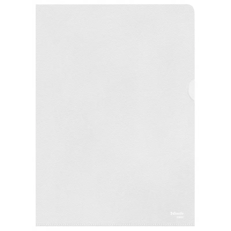 Esselte carpeta 120my A4, A4, policloruro de vinilo (PVC), transparente, 220 mm, 307 mm, 1 mm