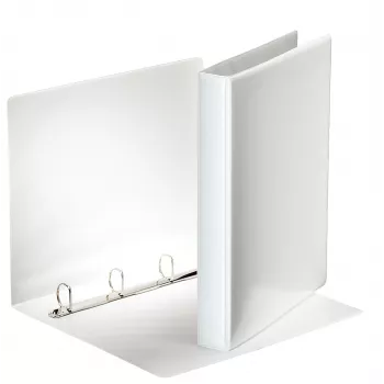 Esselte Panorama carpeta FSC® A4 4DR/25 mm, A4, anilla D, plástico, blanco, 240 hojas, 2,5 cm