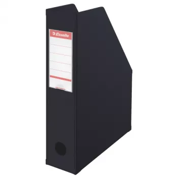 Esselte clasificador de revistas Vivida A4/70 mm, negro, policloruro de vinilo (PVC), A4, 270 g