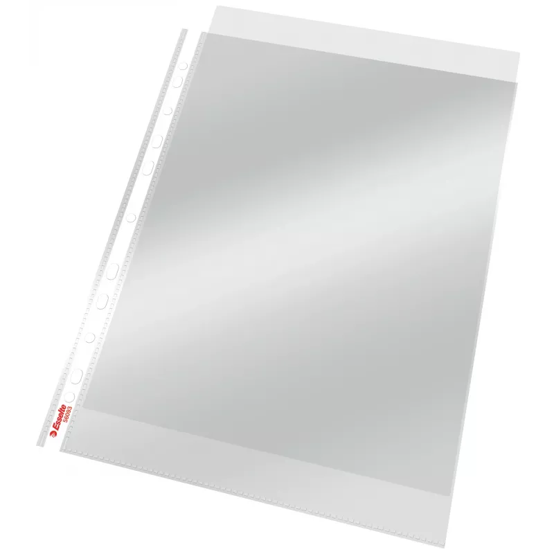 Esselte funda Heavy Duty 105my A4, 210 x 297 mm (A4), transparente, polipropileno (PP), superior, 0,105 mm, 230 mm