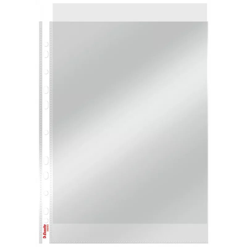 Esselte funda Heavy Duty 105my A4, 210 x 297 mm (A4), transparente, polipropileno (PP), superior, 0,105 mm, 230 mm