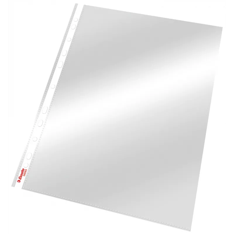 Esselte funda Heavy Duty 105my A4, 210 x 297 mm (A4), transparente, polipropileno (PP), superior, 0,105 mm, 230 mm