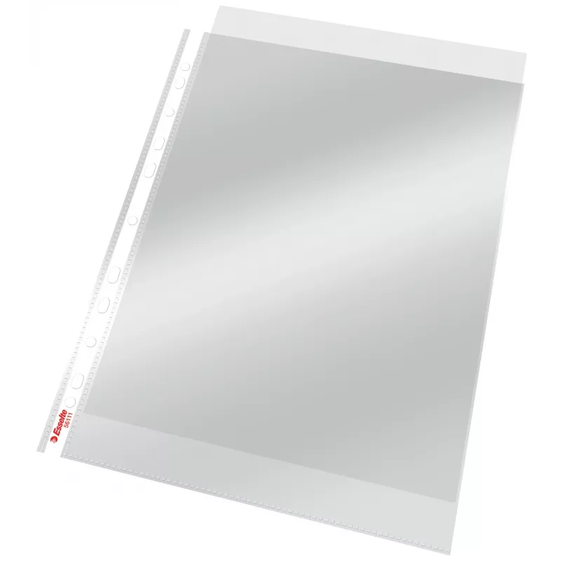 Esselte Funda 75my A4, 210 x 297 mm (A4), Transparente, Polipropileno (PP), Vertical, Superior, 0.075 mm