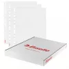 Esselte funda transparente Premium A4 abierta por arriba y por la izquierda, 30 % plástico reciclado preconsumo
