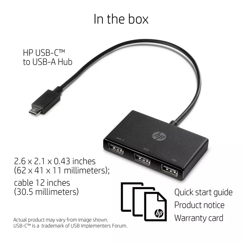 HP hub USB-C a USB-A