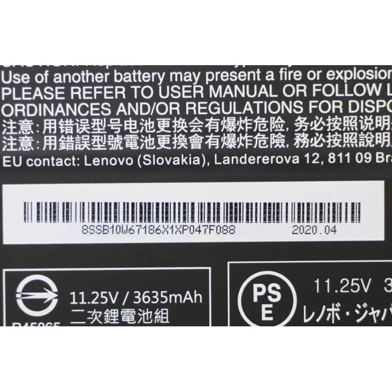 Lenovo 5B10W67369 pieza de repuesto para portátil batería