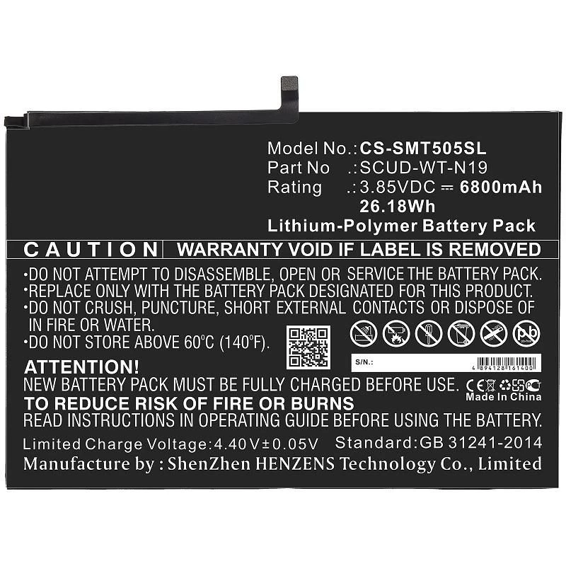 CoreParts MBXTAB-BA100 batería de repuesto/accesorio para tablet