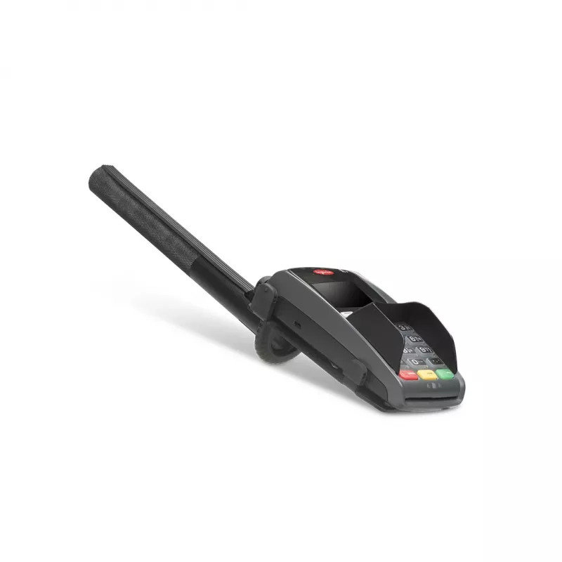 Ergonomic Solutions SpacePole Payment Payment paddle 2 – 250 mm mango con moleteado
