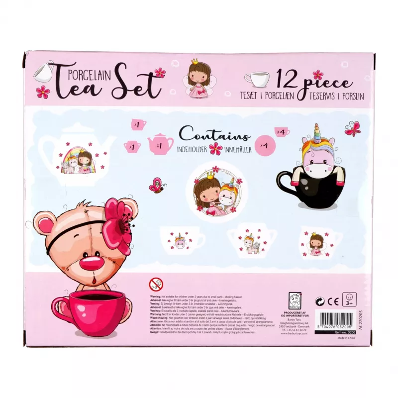 Barbo Toys Lillie & Ellie, set de cocina de juguete, 3 años, rosa