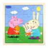 Barbo Toys 9033 puzzle de madera 16 piezas dibujos animados
