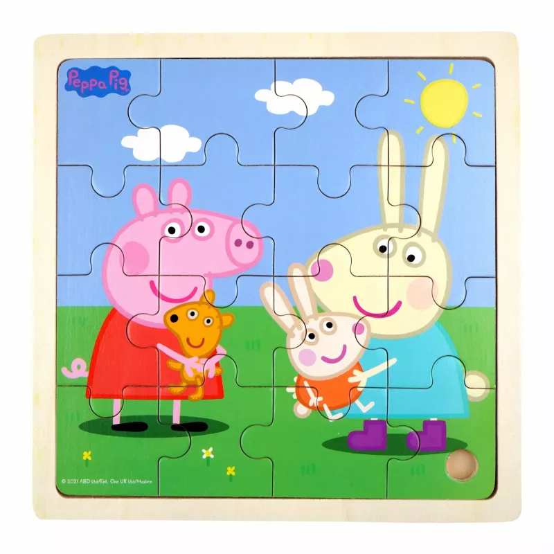 Barbo Toys 9033 puzzle de madera 16 piezas dibujos animados