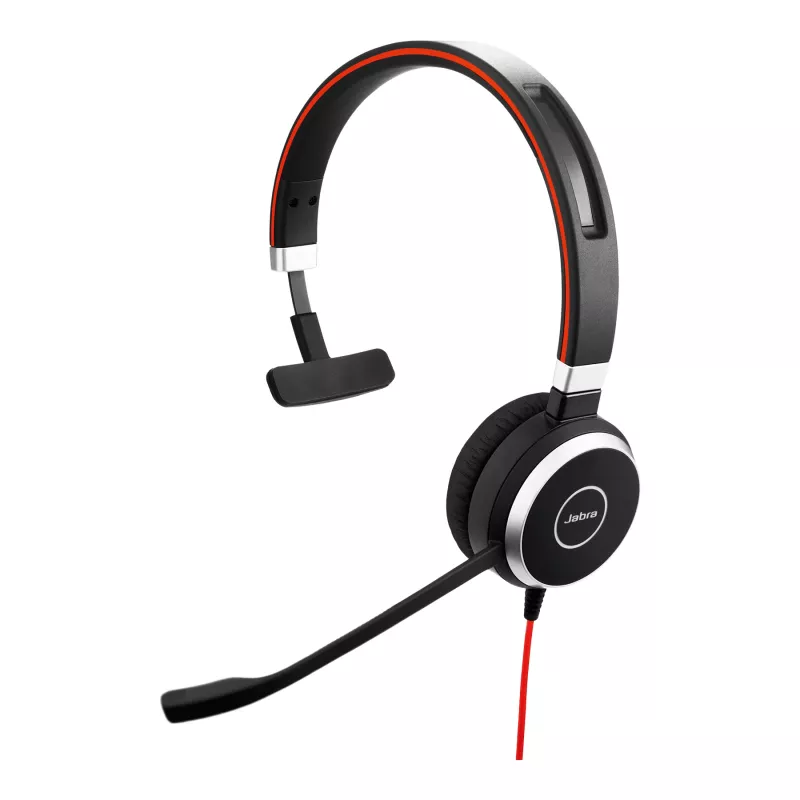 Jabra Evolve 40 MS, mono, USB-C, con cable, oficina/call center, 20 - 20000 Hz, 142,5 g, auricular, negro