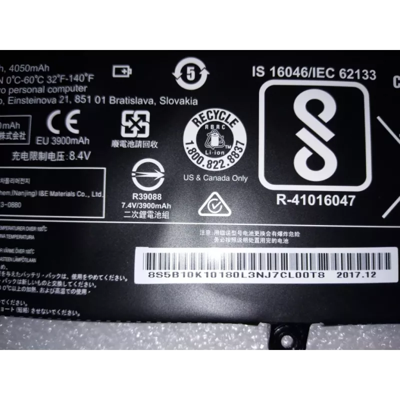 Lenovo 5B10K10180 batería para portátil