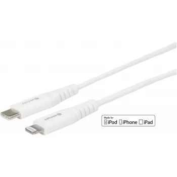 eSTUFF ES602101 Cable Lightning 1 m blanco