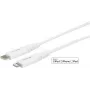 eSTUFF ES602101 Cable Lightning 1 m blanco