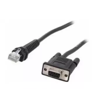 Zebra CBA-RF5-S07ZAR Cable serie negro 0,82296 m DB-9 RJ-45