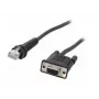 Zebra CBA-RF5-S07ZAR Cable serie negro 0,82296 m DB-9 RJ-45
