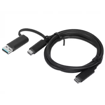 Lenovo 03X7470 cable USB 1 m USB A/USB C USB C negro