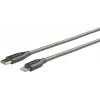 eSTUFF ES602160 Cable Lightning 1 m acero inoxidable
