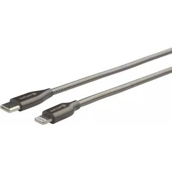 eSTUFF ES602160 Cable Lightning 1 m acero inoxidable