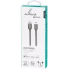 eSTUFF ES602160 Cable Lightning 1 m acero inoxidable