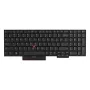 Teclado para Lenovo ThinkPad T580/P52s — 01HX288 US International, retroiluminado, negro