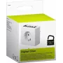 Enchufe inteligente MicroConnect GRUTIMER3 — temporizador para interiores con LCD, 110×81×78 mm, blanco