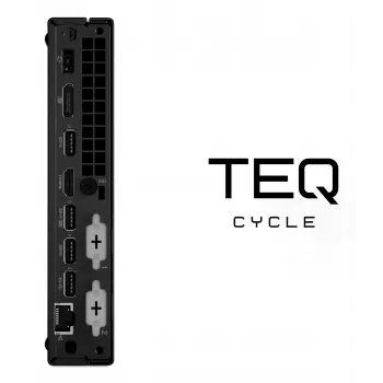 Teqcycle Lenovo ThinkCentre M70q Intel® Core™ i5 i5-10400T 16 GB DDR4-SDRAM 256 GB SSD Windows 11 Pro mini PC negro
