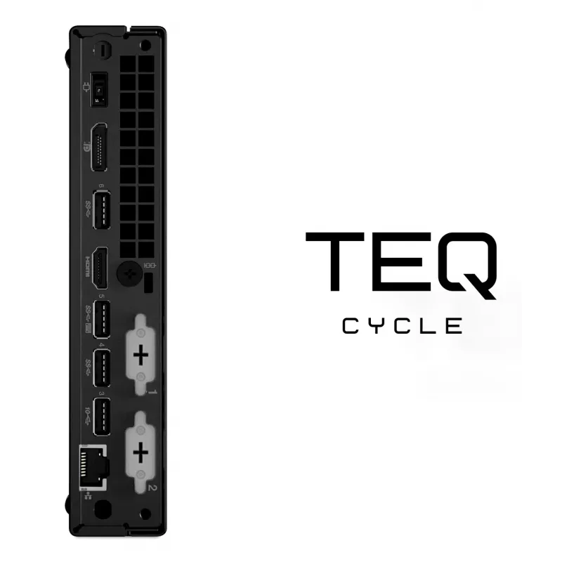 Teqcycle Lenovo ThinkCentre M70q Intel® Core™ i5 i5-10500 16 GB DDR4-SDRAM 256 GB SSD Windows 11 Pro mini PC negro