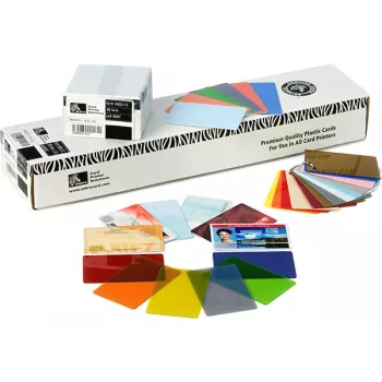 Tarjeta de visita Zebra Premier Colour PVC 104523-135