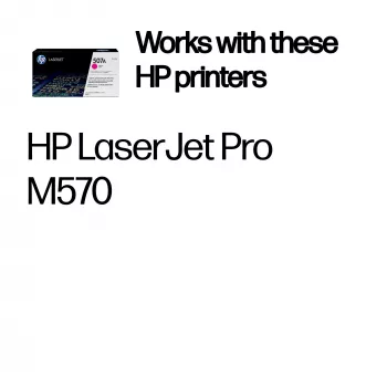 HP 507A Magenta Original Cartucho de tóner LaserJet, 6000 páginas, Magenta, 1 ud.