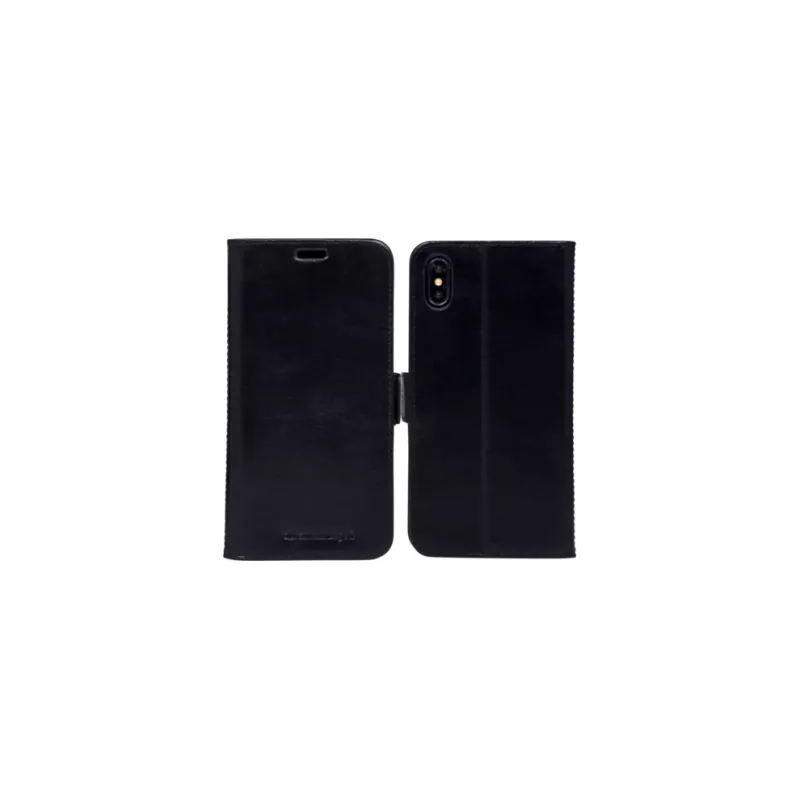 Funda tipo folio dbramante1928 iPhone Xs Max Negra Soporte de sobremesa