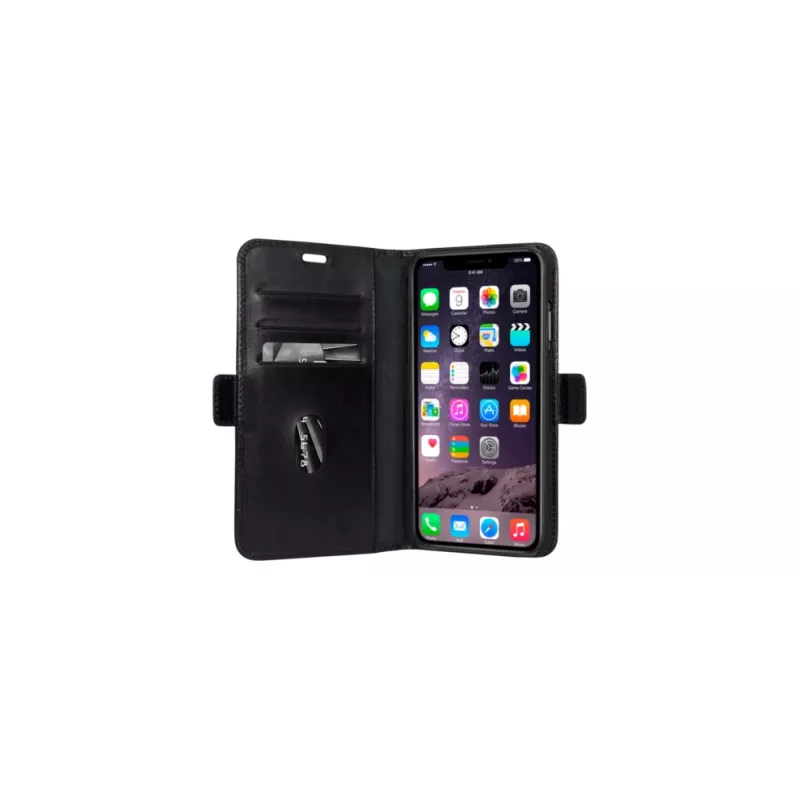 Funda tipo folio dbramante1928 iPhone Xs Max Negra Soporte de sobremesa