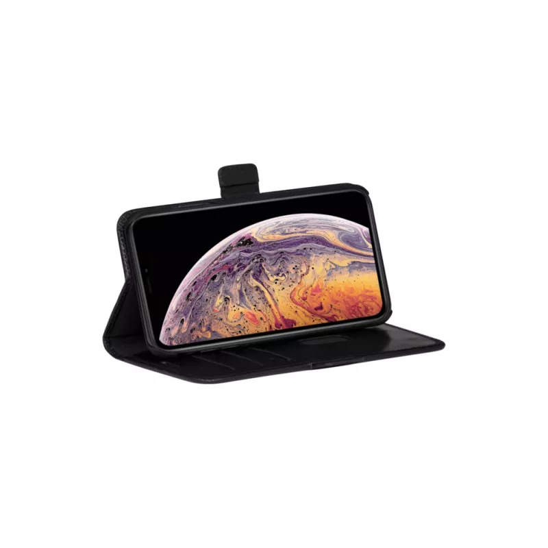 Funda tipo folio dbramante1928 iPhone Xs Max Negra Soporte de sobremesa