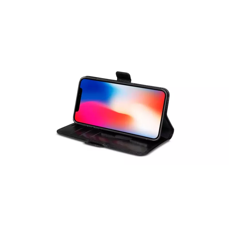 Funda tipo folio dbramante1928 iPhone Xs Max Negra Soporte de sobremesa