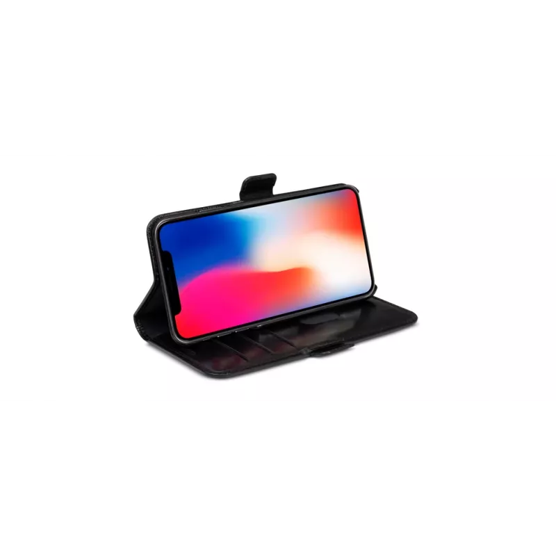 Funda tipo folio dbramante1928 iPhone Xs Max Negra Soporte de sobremesa