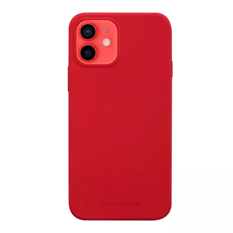 Funda de piel dbramante1928 Greenland para iPhone 12 mini — Rojo, compatible con 5,4