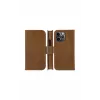 Funda cartera dbramante1928 Lynge para iPhone 13 Pro Max – Tan, 3 compartimentos para tarjetas, pantalla de 6,7