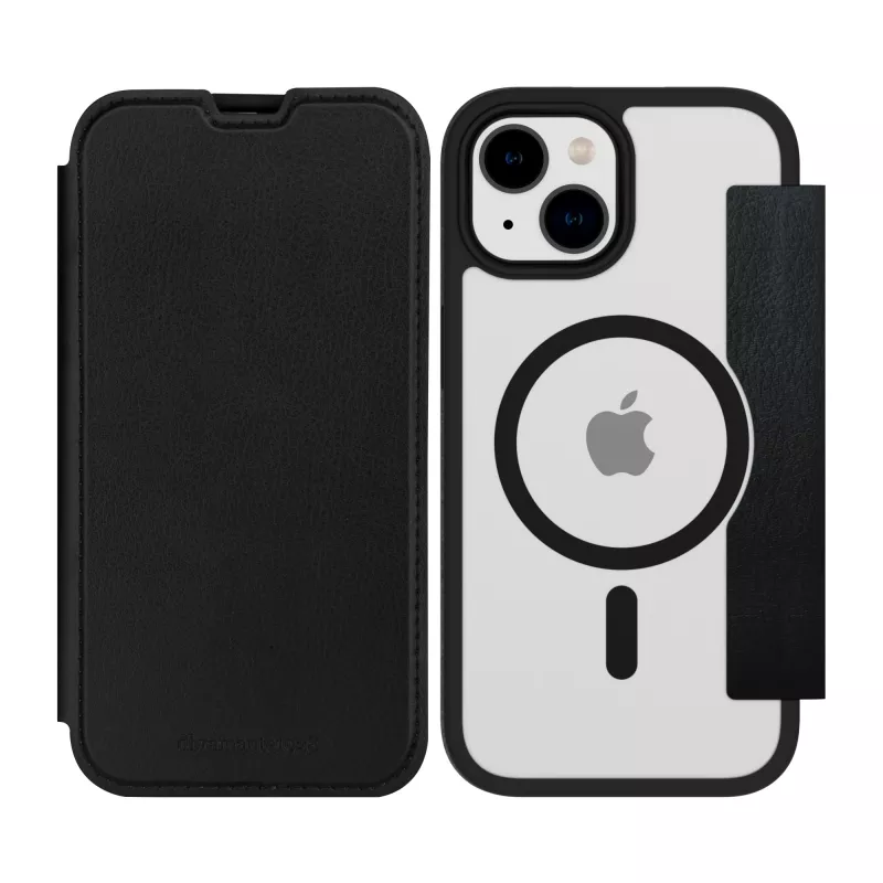 dbramante1928 Helsinki MagSafe - iPhone 14/13 - Negro/transparente, folio, Apple, iPhone 14, 15,5 cm (6,1