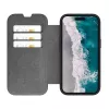 dbramante1928 Helsinki - Funda tipo flip para móvil - compatible con MagSafe - plástico, piel vegana - negro