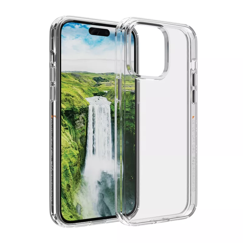 Funda protectora dbramante1928 Iceland Ultra D3O para iPhone 15 Pro — transparente, carcasa transparente