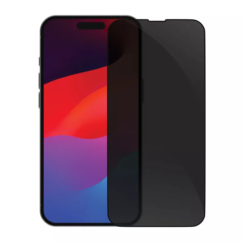 Protector de pantalla dbramante eco-shield para iPhone 15 Pro — Privacy, 0,565 mm, 74,8×158,2 mm