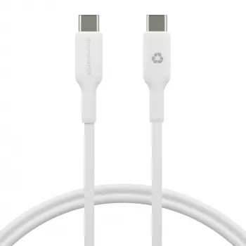 Cable USB-C a USB-C 1 m de d bramante – blanco